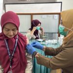 Berikan Perlindungan Pada Campak, Dinkes Glontorkan Vaksin MR Pada Nakes di RSDH